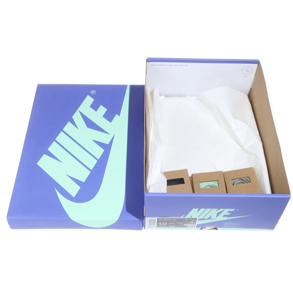 NIKE(ナイキ) ×ZION WILLIAMSON AIR JORDAN 1 RETRO LOW OG IH2309-500 ザイオン・ウィリアムソン エアジョーダン1 ローカットスニーカー ブルー/パープル US10/28cm
