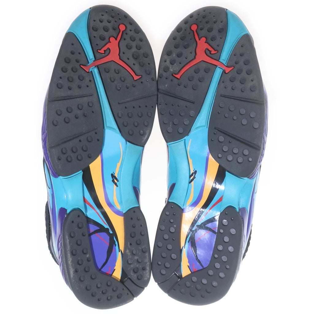 NIKE(ナイキ) AIR JORDAN 8 RETRO AQUA 305381-006 エアジョーダン8 アクア ハイカットスニーカー ブラック US10/28cm
