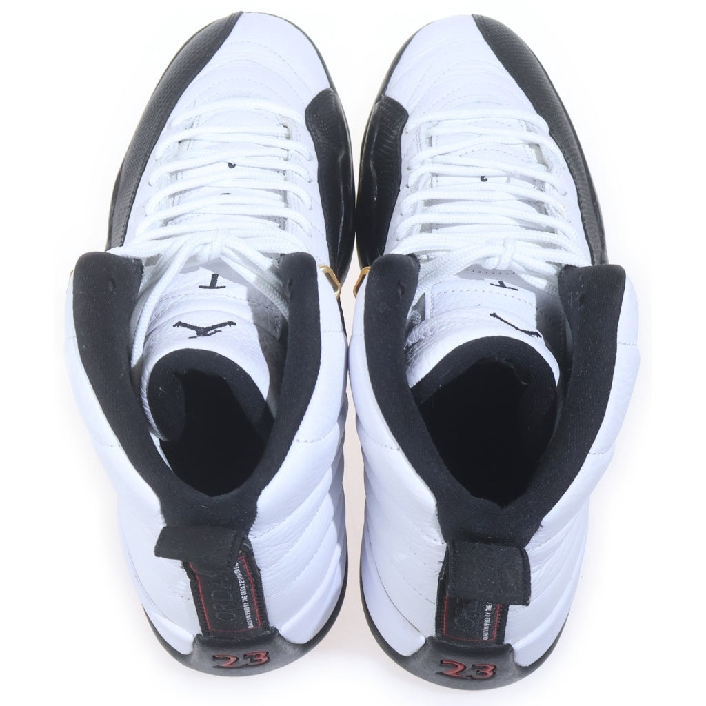 NIKE(ナイキ) AIR JORDAN 12 RETRO CT8013-117 復刻 エアジョーダン12 レトロ タクシー ハイカットスニーカー ホワイト/ブラック US10.5/28.5cm