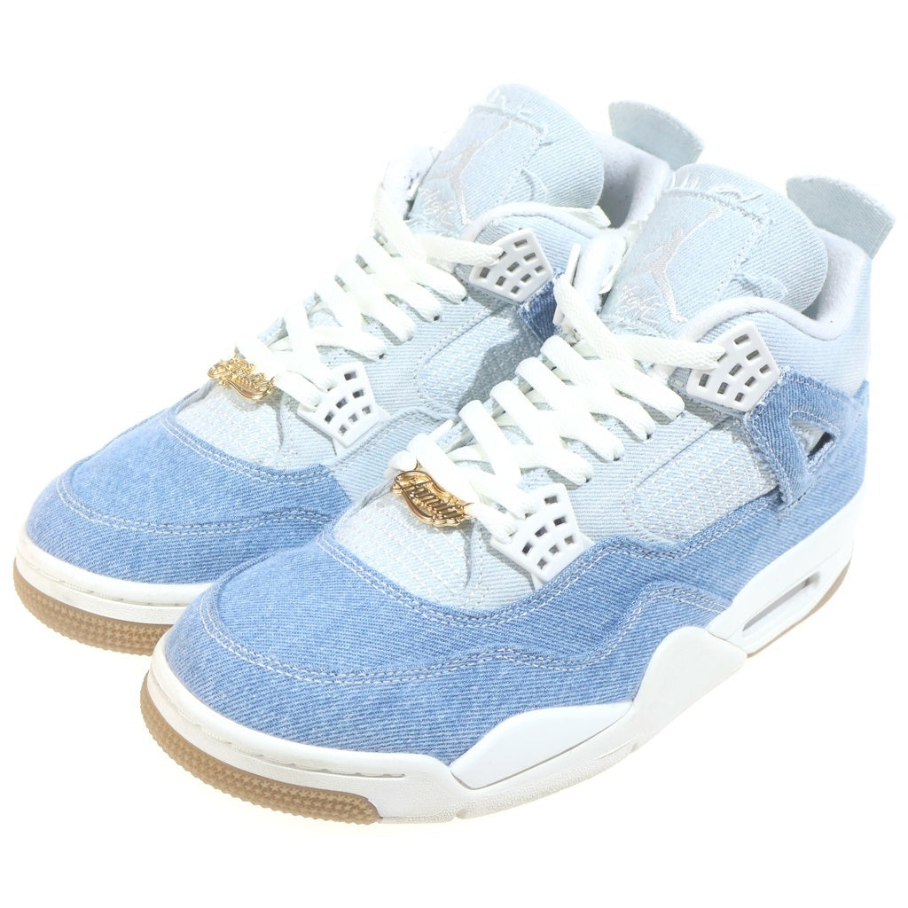 NIKE(ナイキ) WMNS AIR JORDAN 4 RETRO TEX WORN BLUE IB6716-100 ウィメンズ エアジョーダン4 レトロ ウォーンブルー ミッドカットスニーカー ブルー US11.5/28.5cm