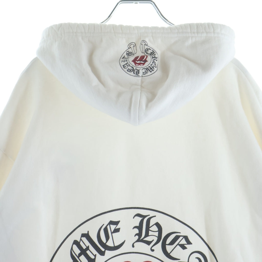 CHROME HEARTS(クロムハーツ) × The Rolling Stones Lip & Tongue Print Pullover Hoodie ローリングストーンズ リップ&タン ホースシュー プルオーバーパーカー フーディー ホワイト