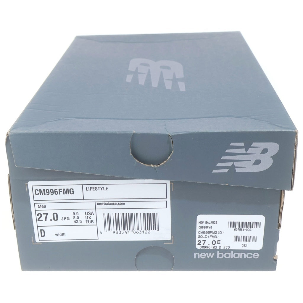 New Balance(ニューバランス) ×FRANCK MULLER CM996 GOLD CM996FMG フランクミュラー ローカットスニーカー ゴールド