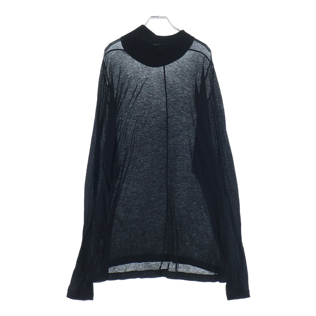 JULIUS(ユリウス) 23SS コットンシルク タートルネック長袖カットソー
