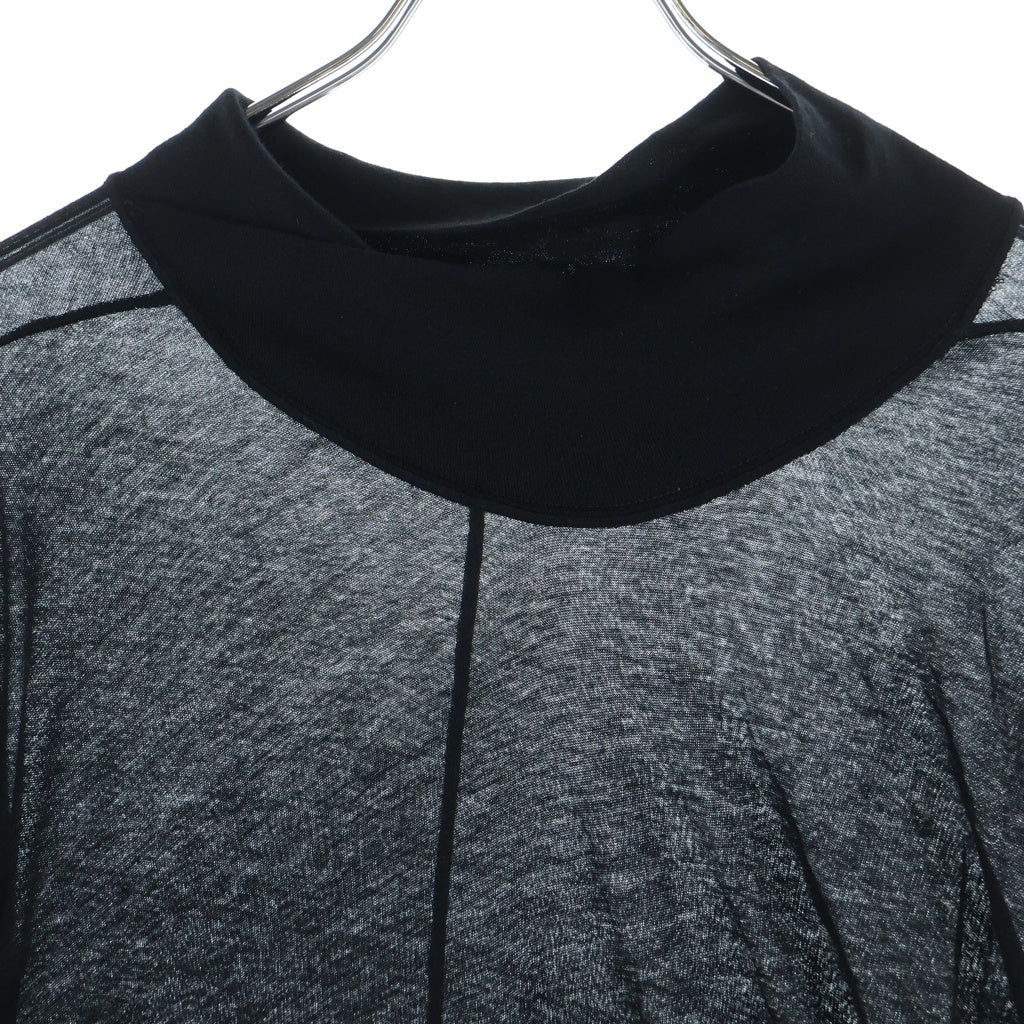 JULIUS(ユリウス) 23SS コットンシルク タートルネック長袖カットソー