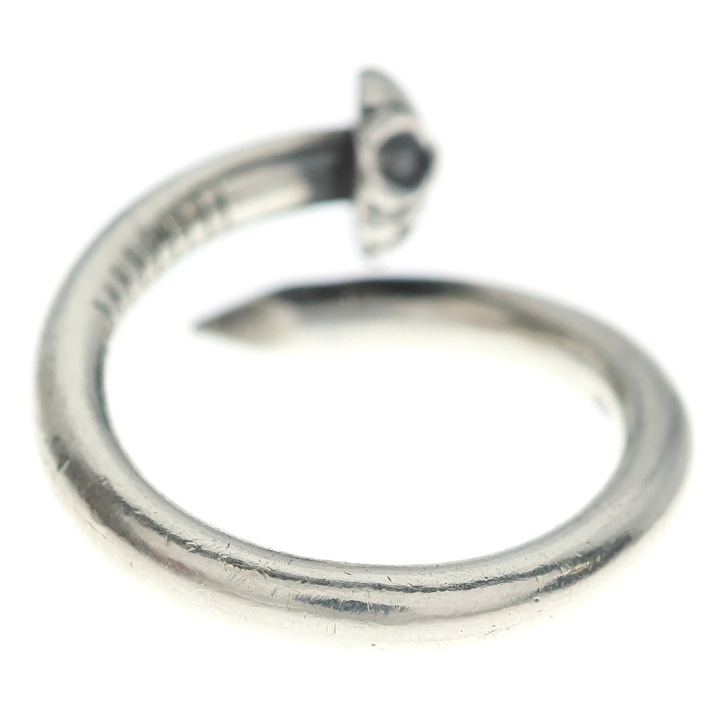CHROME HEARTS(クロムハーツ) NAIL CRSBALL ネイル クロスボール リング シルバー BCA349 レディース