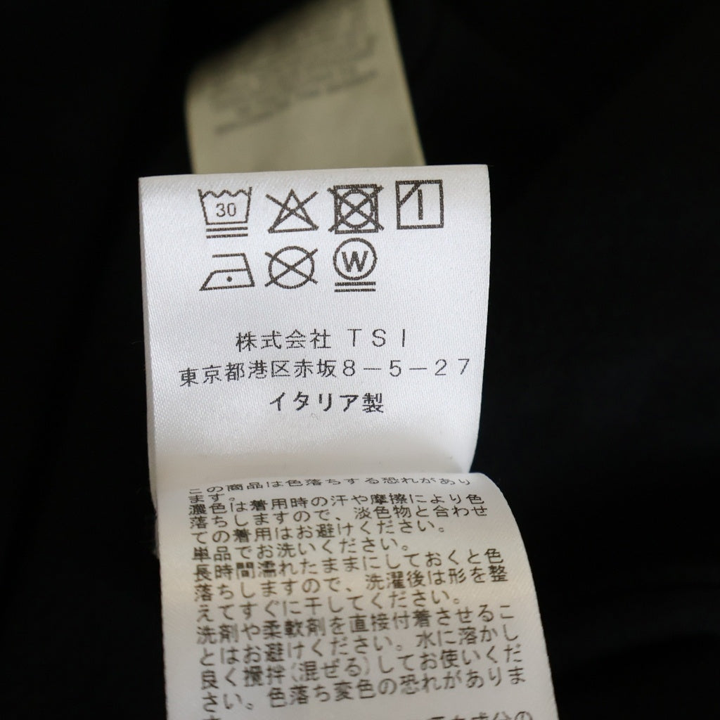 Rick Owens(リックオウエンス) 26SS JUMBO SS T DU01F4274-RIGEP3 ペンタグラム刺繍 オーバーサイズ クルーネック半袖Tシャツカットソー ブラック