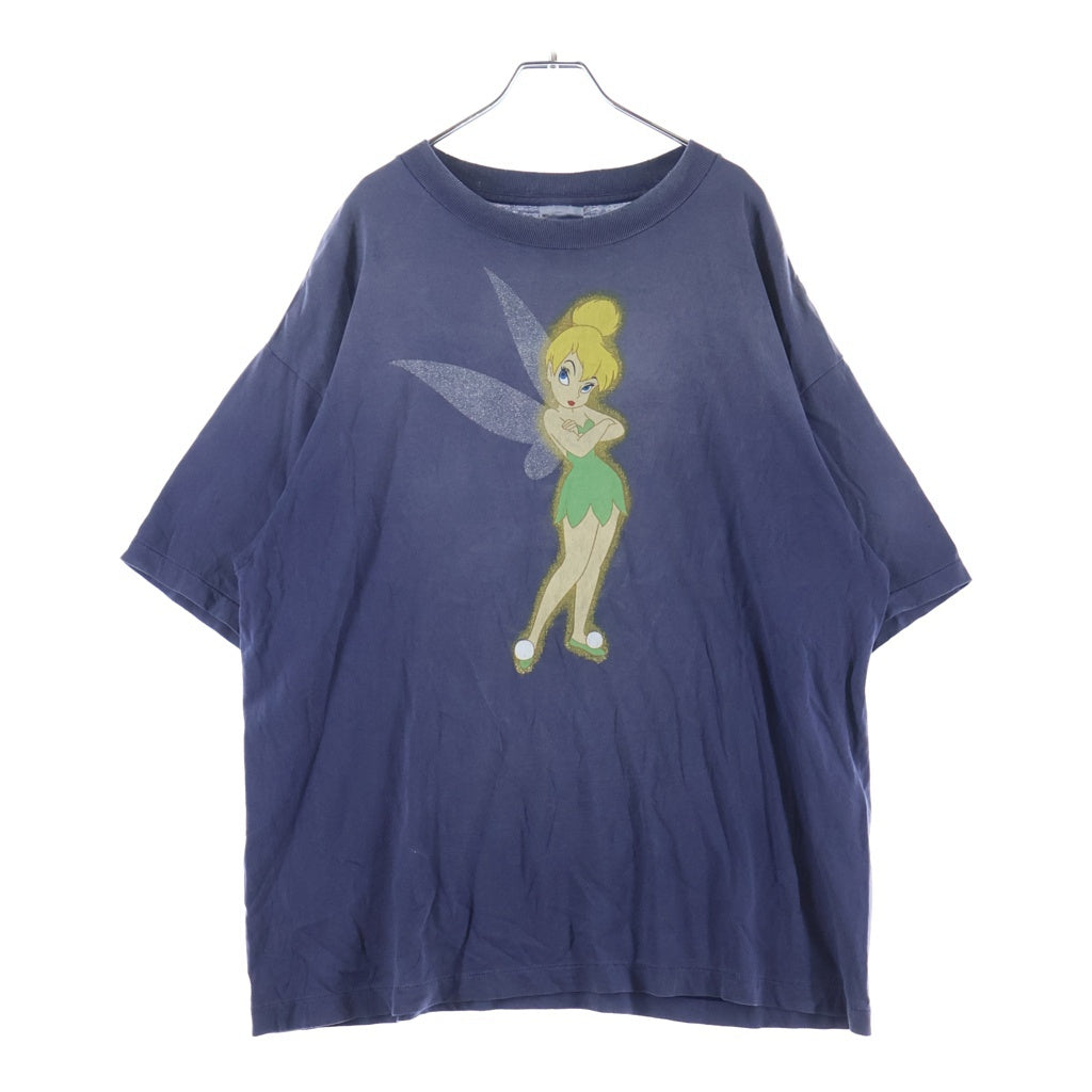 SAINT MICHAEL(セントマイケル) 26SS ×Disney TINKER BELL DSN_SS TEE SM-MK8-0000-C79 ディズニー ティンカーベル クルーネック半袖Tシャツカットソー ネイビー