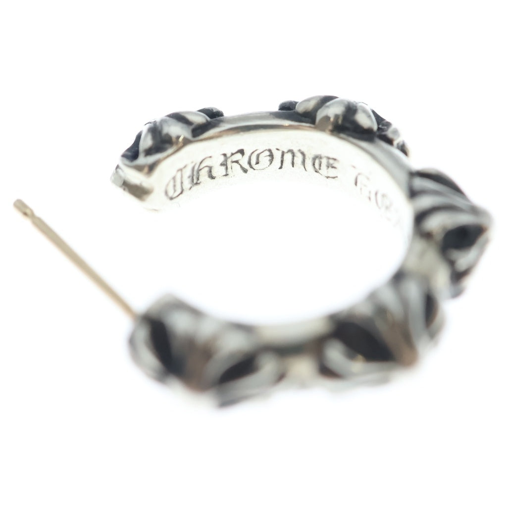 CHROME HEARTS(クロムハーツ) HOOP CROSS クロスバンド フープピアス シルバー BCA100