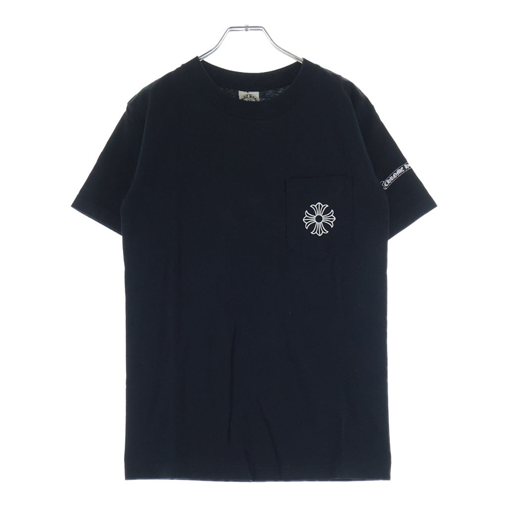 CHROME HEARTS(クロムハーツ) OLD Back CH Large Cross バックプリント 半袖Tシャツ カットソー ブラック