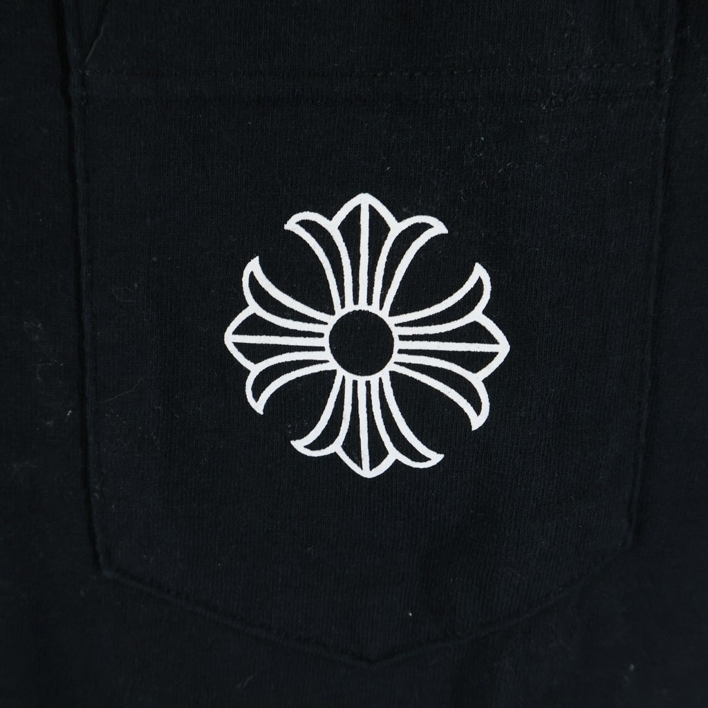 CHROME HEARTS(クロムハーツ) OLD Back CH Large Cross バックプリント 半袖Tシャツ カットソー ブラック