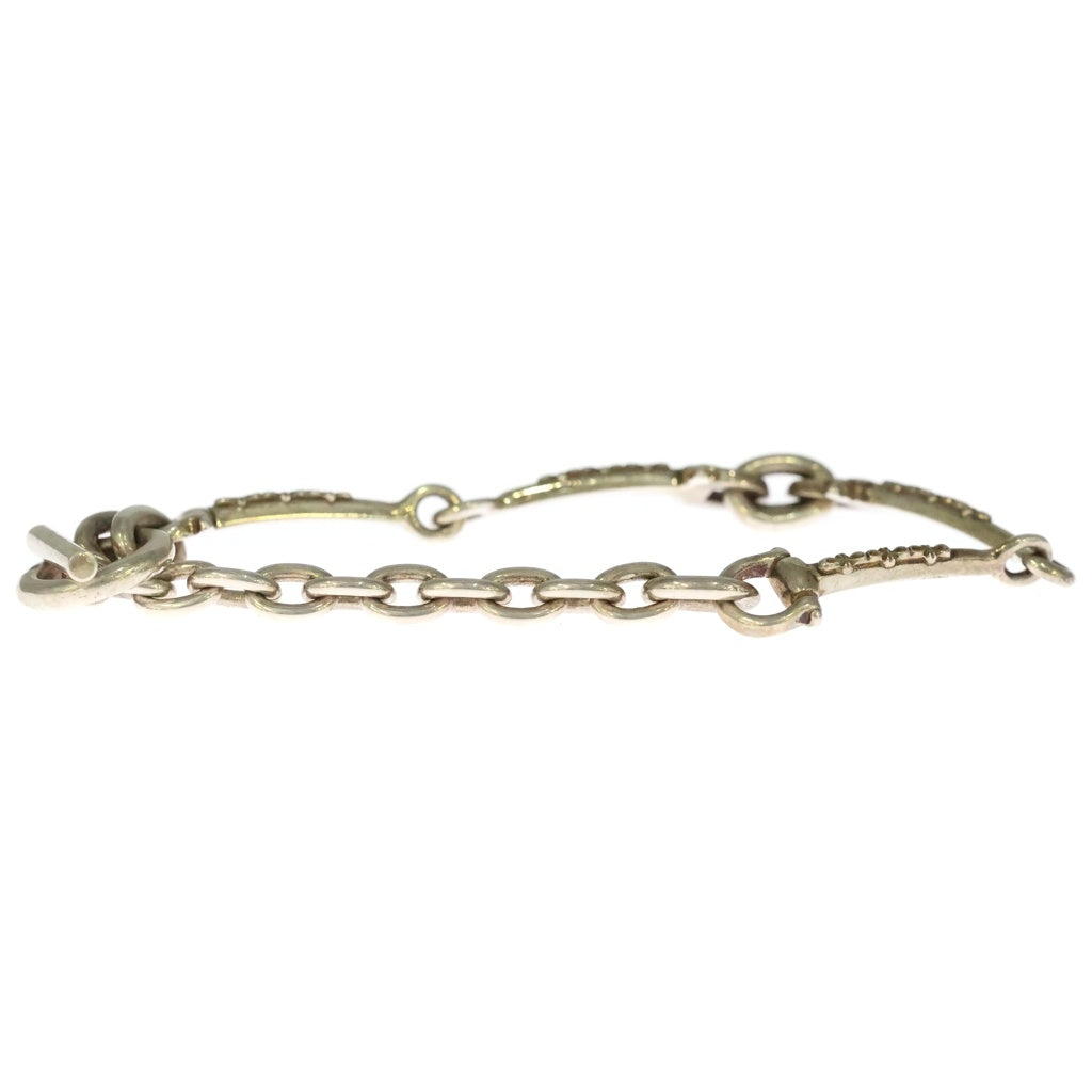 WAKAN SILVER SMITH(ワカンシルバースミス) Mobius Pattern Horse Bit Bracelet チェーンリンクブレスレット シルバー
