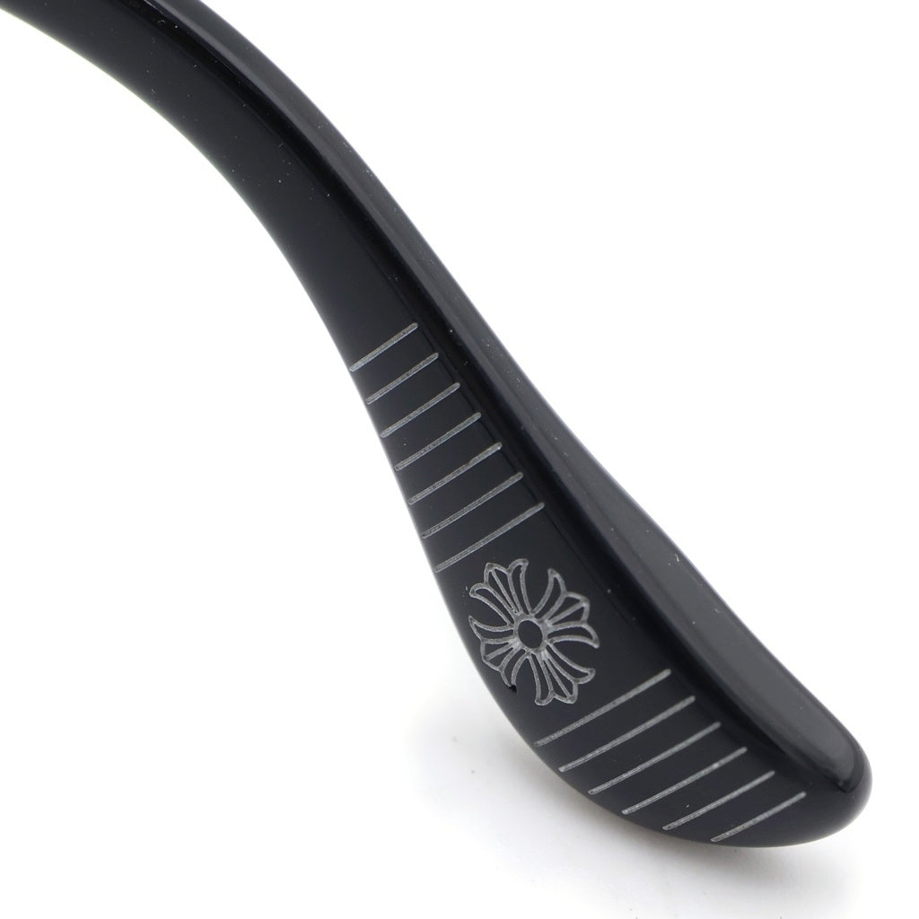 CHROME HEARTS(クロムハーツ) RODISICLE ロッドシクル フローラルテンプル ボストンフレーム サングラス アイウェア 眼鏡 ブラック