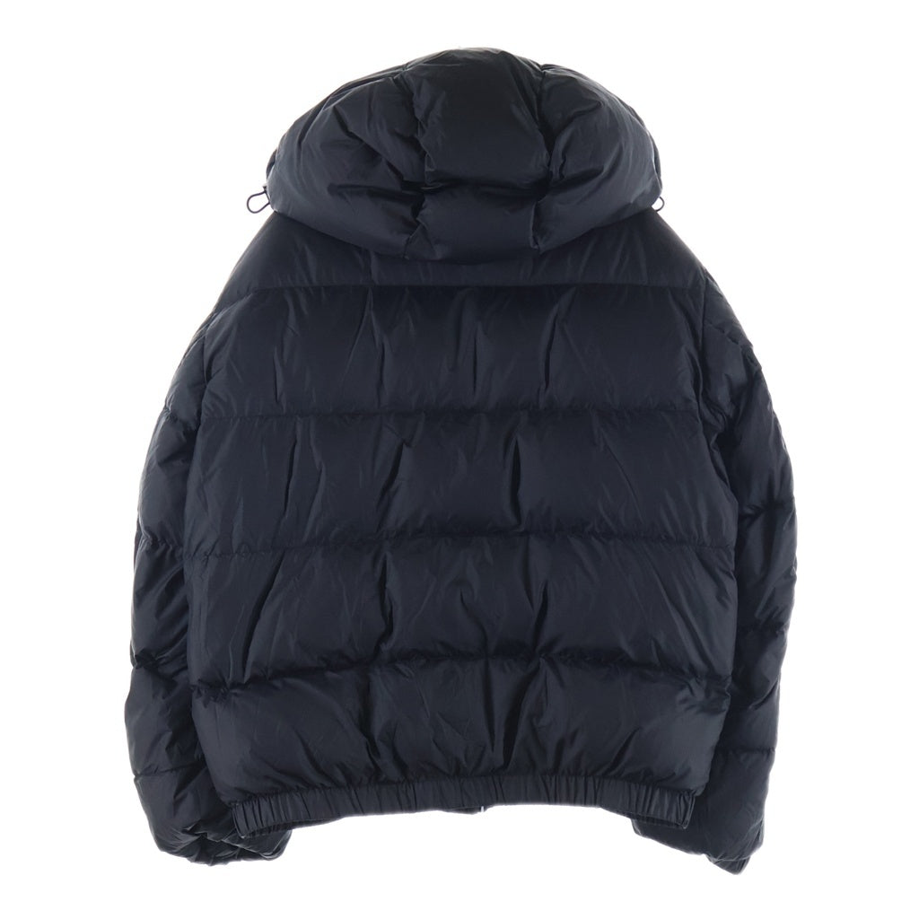 VERSACE(ヴェルサーチ) 22AW フロントメデューサ ラバーロゴ リバーシブルダウンジャケット ブラック 1021398