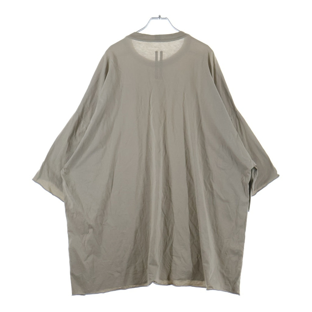 Rick Owens(リックオウエンス) 23AW TOMMY T-SHIRT オーバーサイズ半袖Tシャツ カットソー ベージュ RU02C7283-JA
