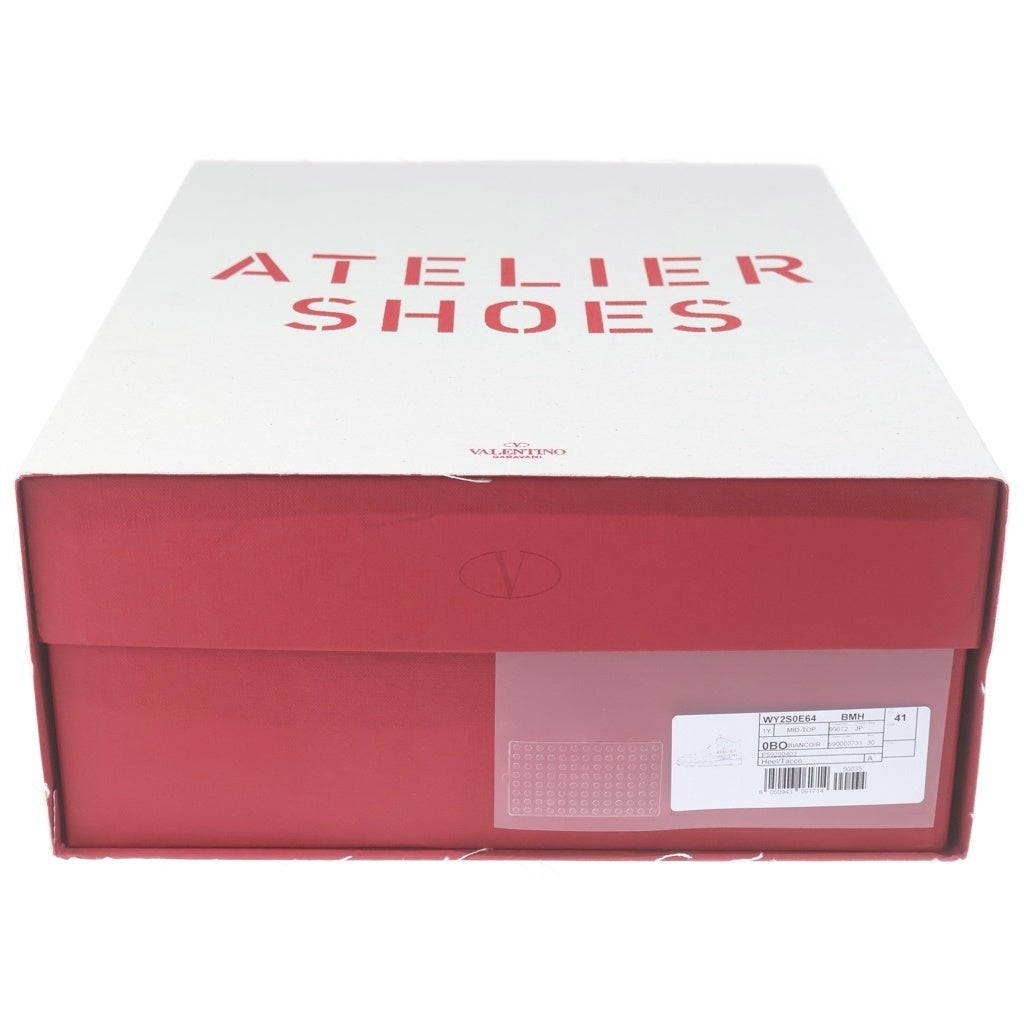 VALENTINO(ヴァレンティノ) ATELIER SHOES レザーハイカットスニーカー ホワイト LSWE73