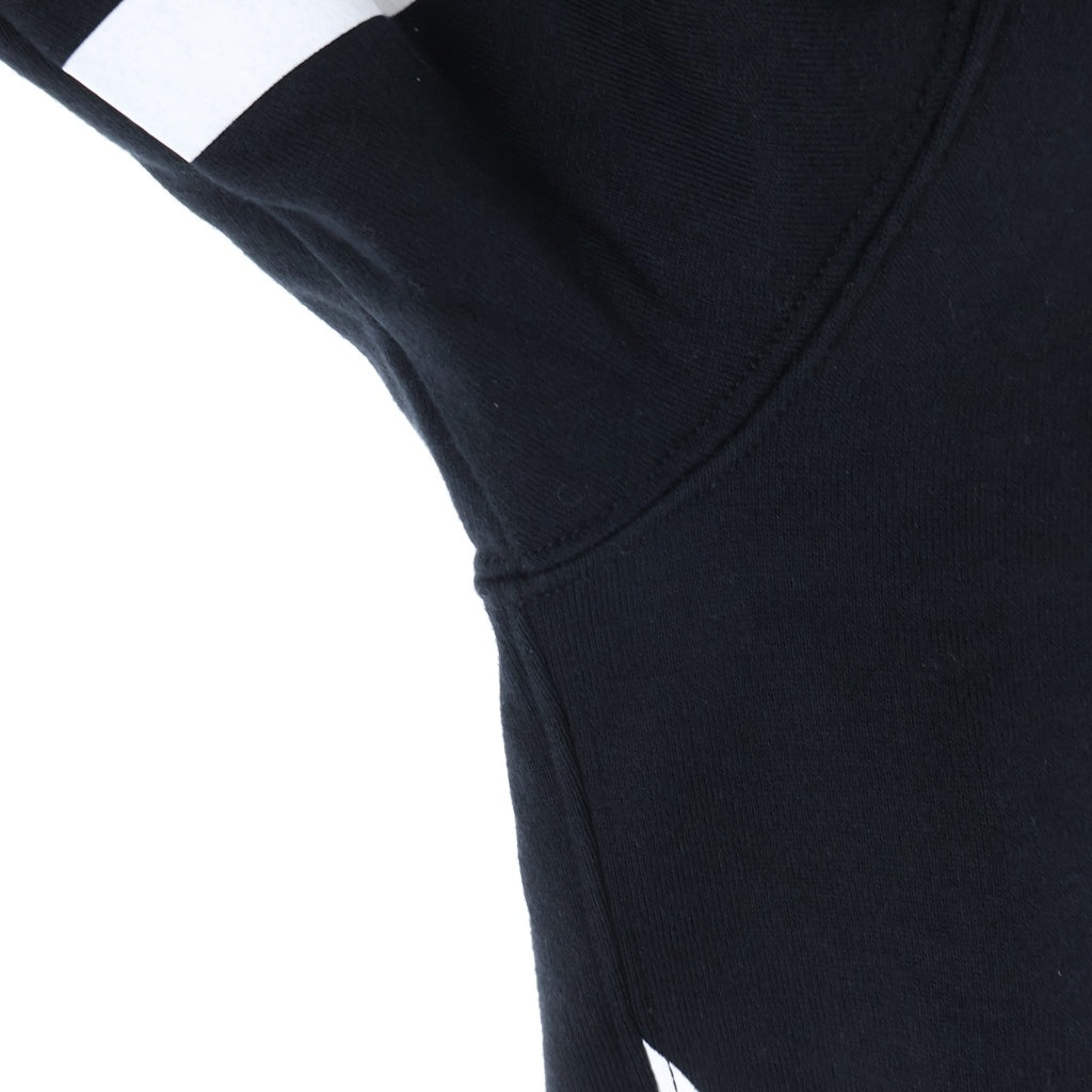 VALENTINO(ヴァレンティノ) フロントロゴプリント プルオーバースウェット フーディー ブラック VV3MF15P735