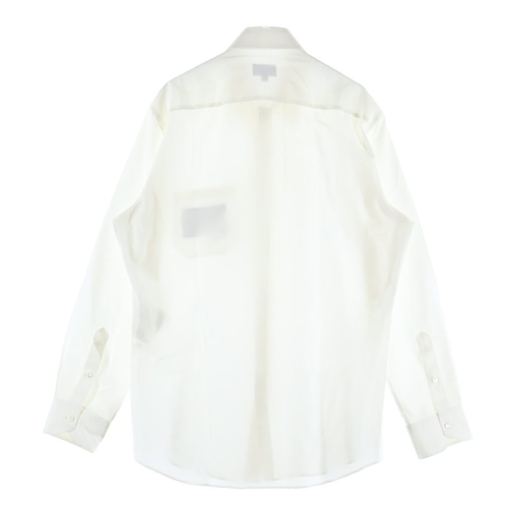 FENDI(フェンディ) フロントロゴワッペン シルクコットンシャツ ホワイト F50585A9RT