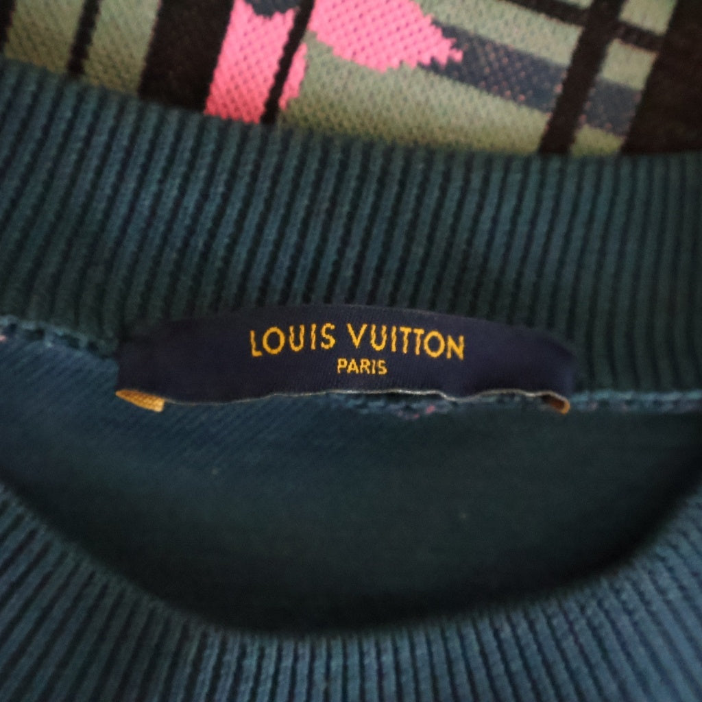 LOUIS VUITTON(ルイヴィトン) モノグラムジャガードクルーネック長袖スウェットトレーナー マルチカラー HKY75WZRW