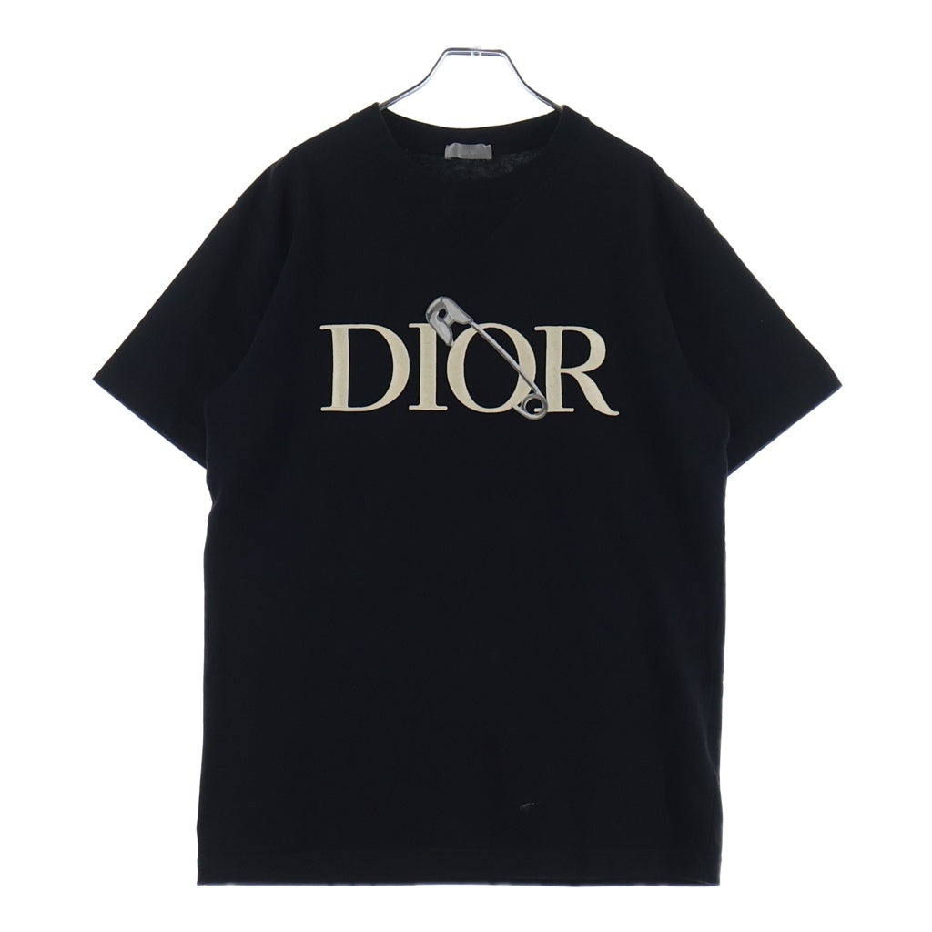 DIOR(ディオール) AND JUDY BLAMET ジュディ ブレイム クルーネック半袖Tシャツカットソー ブラック 043J625B0554