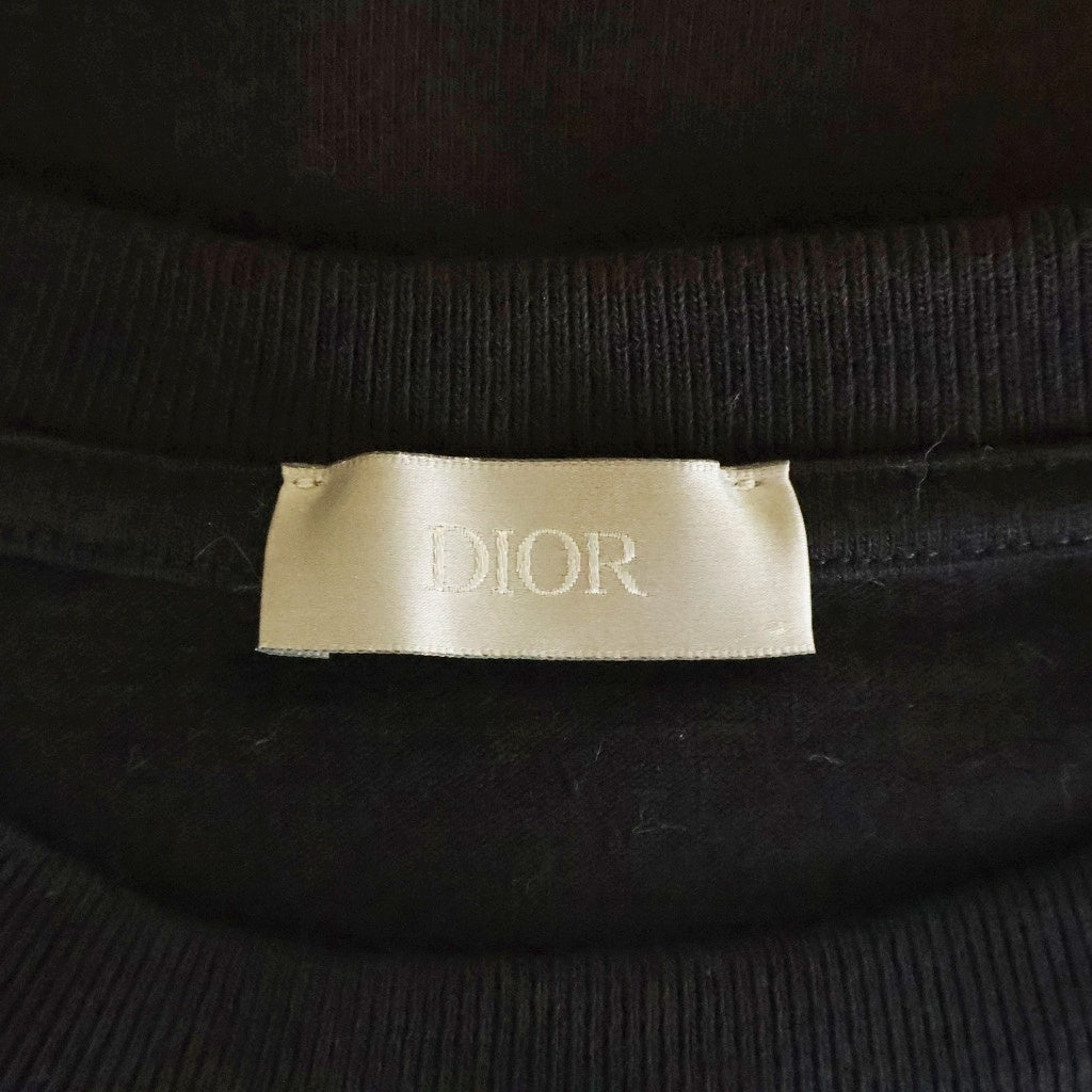 DIOR(ディオール) AND JUDY BLAMET ジュディ ブレイム クルーネック半袖Tシャツカットソー ブラック 043J625B0554