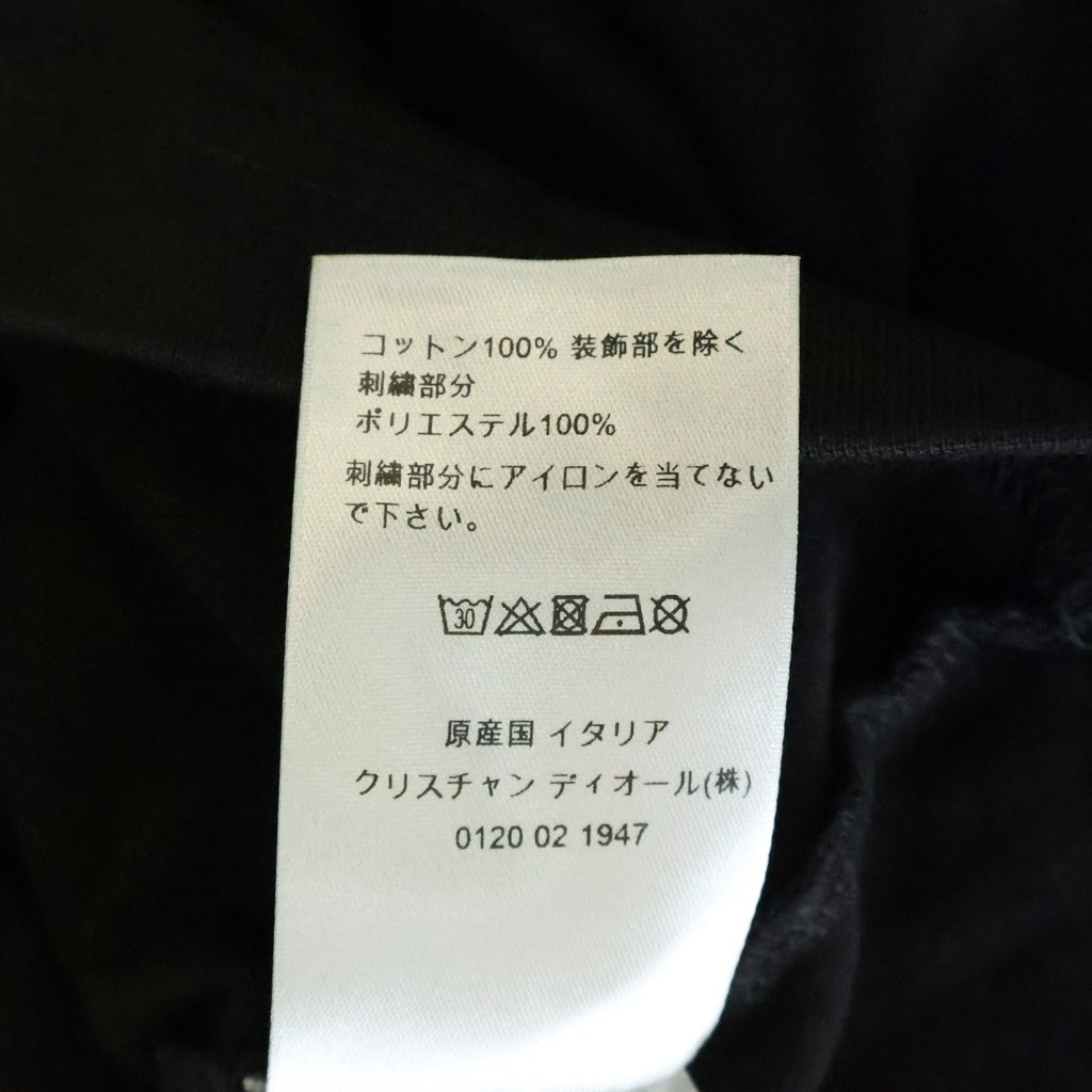 DIOR(ディオール) AND JUDY BLAMET ジュディ ブレイム クルーネック半袖Tシャツカットソー ブラック 043J625B0554