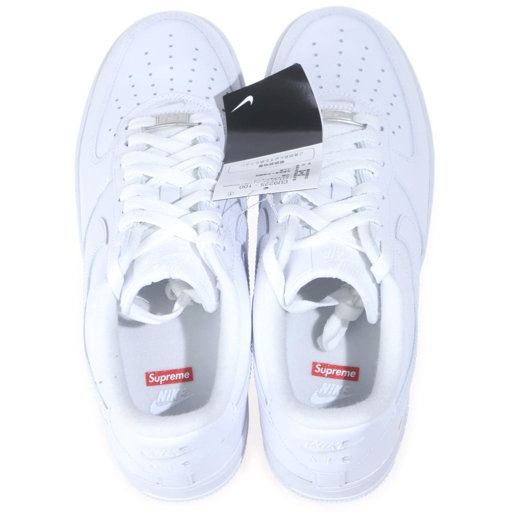 NIKE(ナイキ) ×SUPREME Air Force 1 Low White シュプリーム エアフォース1 ローカットスニーカー US9/27cm ホワイト CU9225 100
