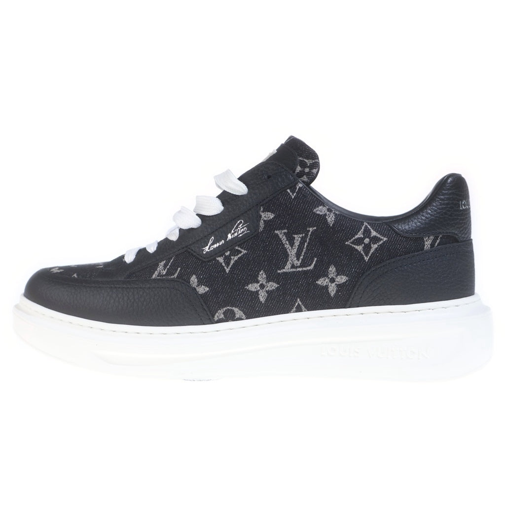 LOUIS VUITTON(ルイヴィトン) BEVERLY HILLS SNEAKER ビバリーヒルズ モノグラム レザーローカットスニーカー 1ACQL6 ブラック