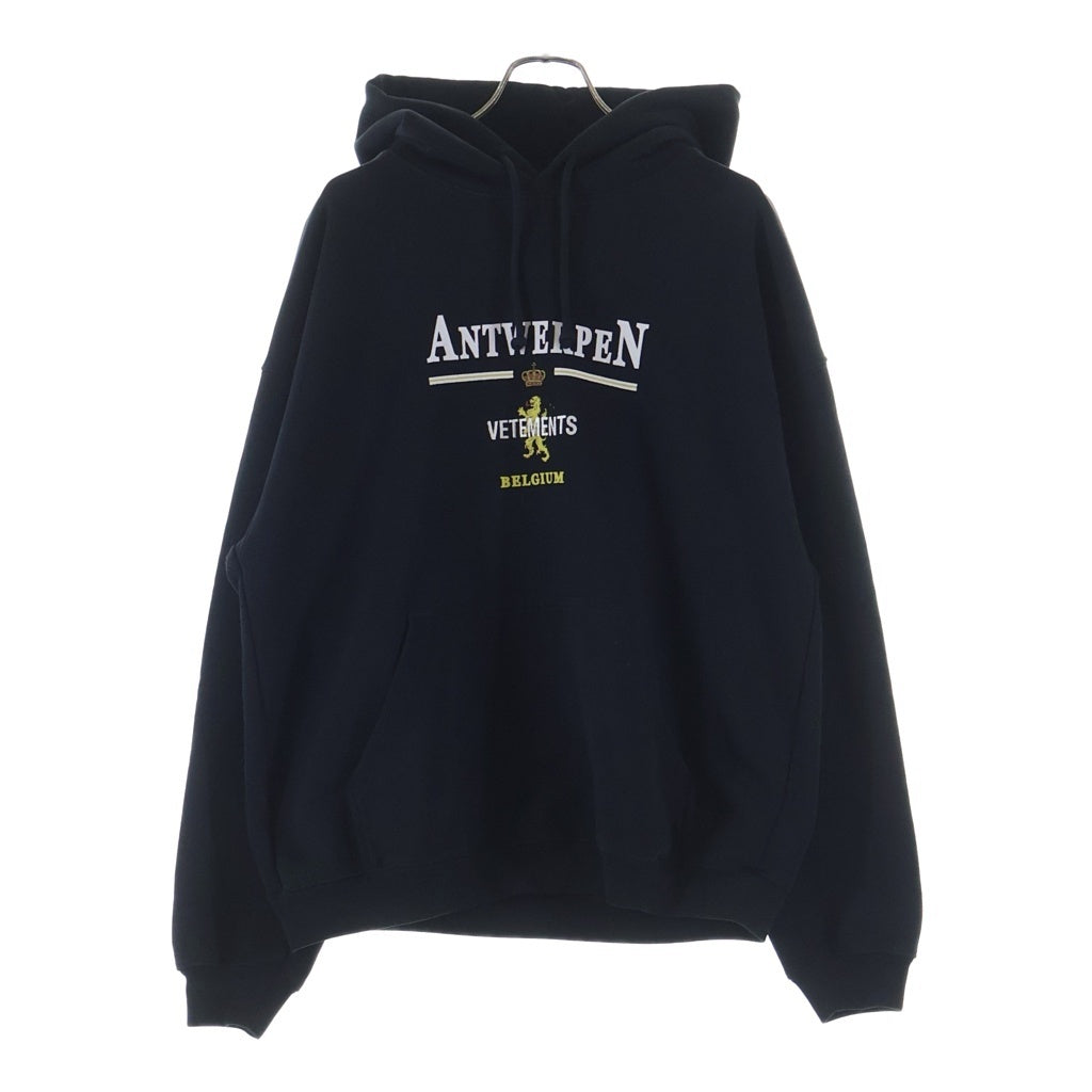 VETEMENTS(ヴェトモン) 21SS Antwerpen Hoodie UE51TR440B アントワープ プルオーバーパーカー フーディー ブラック