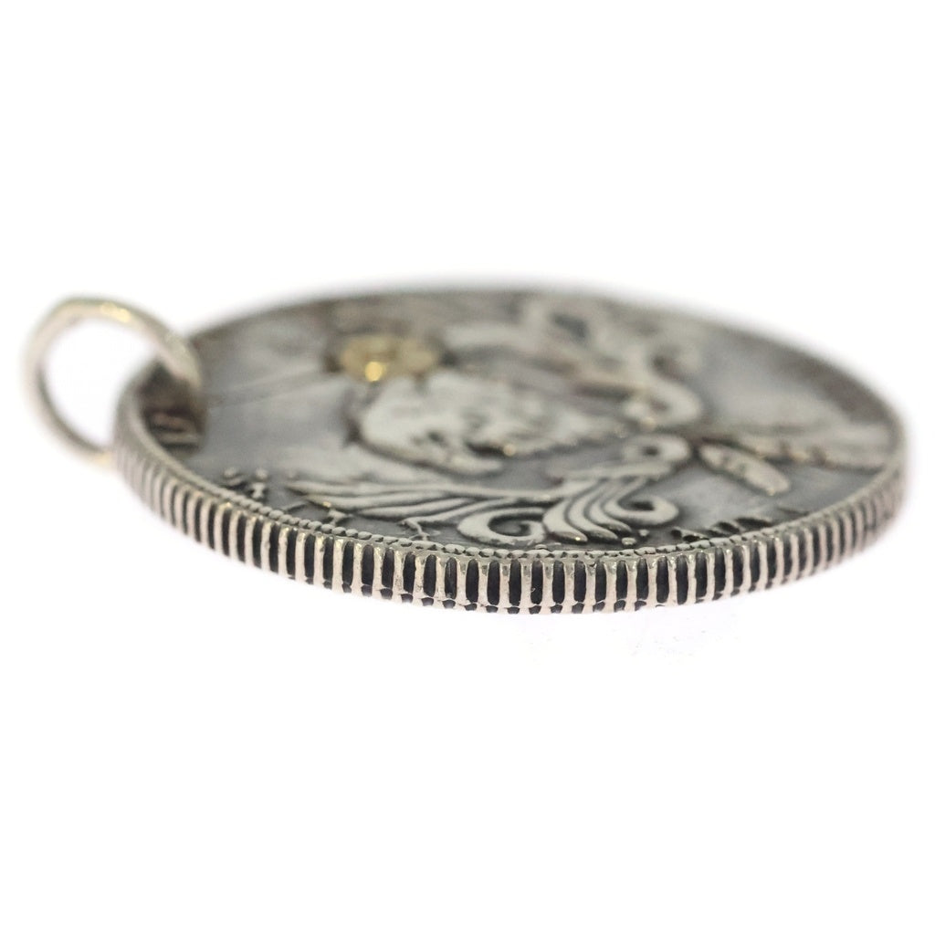 TADY & KING(タディアンドキング) COIN TOP イーグル スカル コインペンダントトップ シルバー
