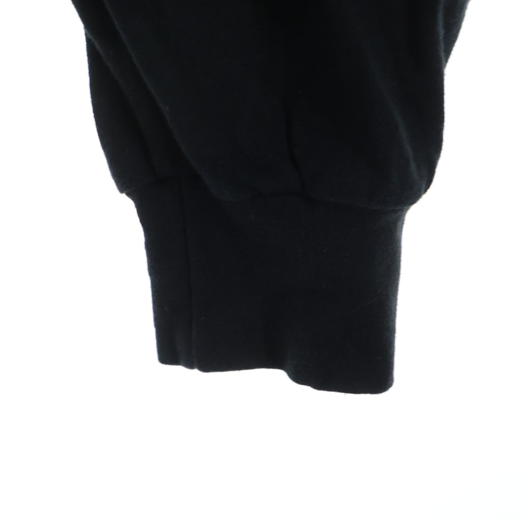 CHROME HEARTS(クロムハーツ) Neck Logo L/S Tee ネックロゴ ファックユー クルーネック長袖Tシャツカットソー ロングスリーブ ロンT ブラック