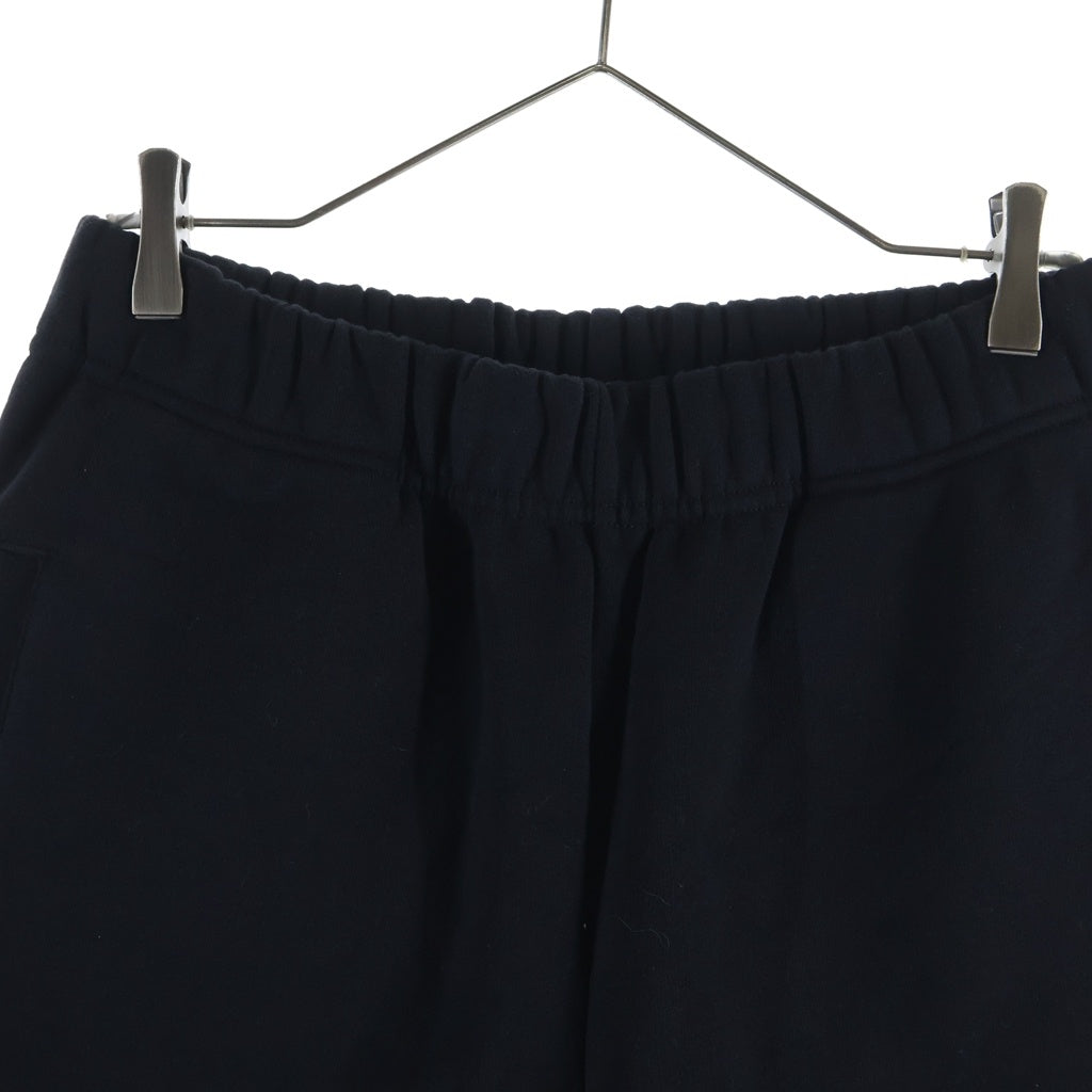 CHROME HEARTS(クロムハーツ) Y NOT SWEAT HALF PANTS ワイノット パテント ハラコレザークロスパッチ スウェットハーフパンツ ショーツ ブラック