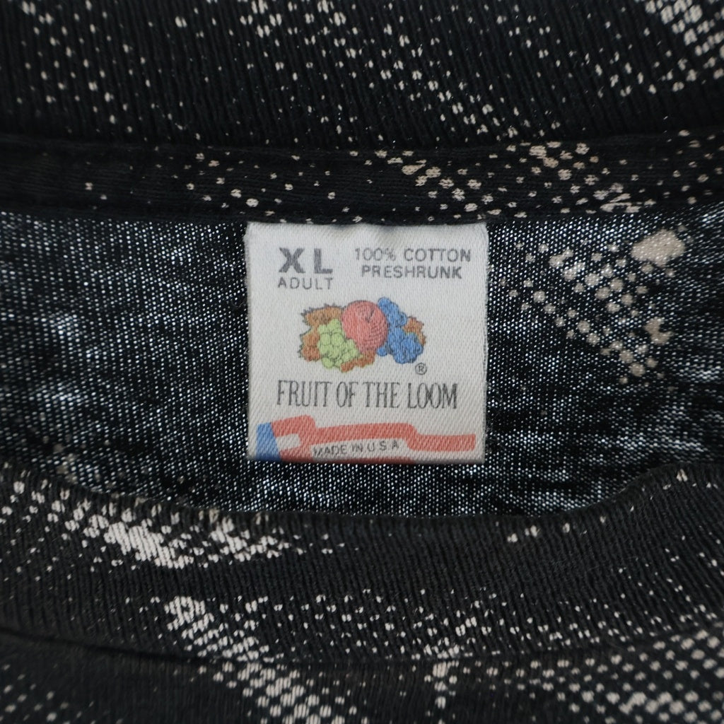 VINTAGE(ヴィンテージ) 90s JEAMES DEAN FRUIT OF THE LOOM ジェームスディーン フルーツオブザルーム フルグラフィック 全面プリント クルーネック半袖Tシャツカットソー