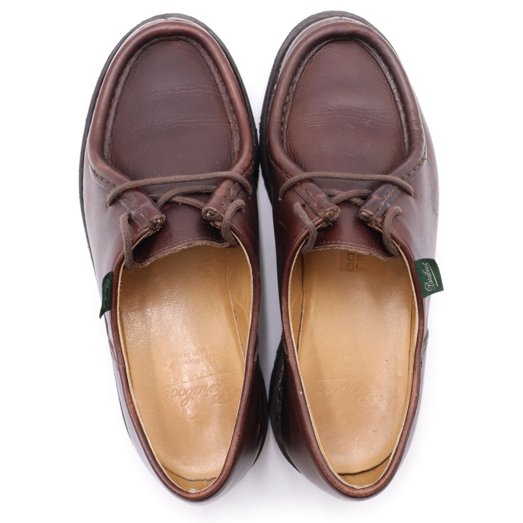 PARABOOT(パラブーツ) MICHAEL MARCHE2 CAFE ミカエル マルシェ カフェ チロリアンシューズ レザーレースアップシューズ ローファー ブラウン 715612 レディース