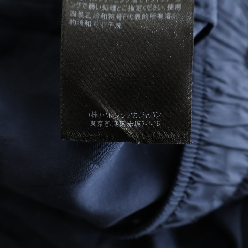 BALENCIAGA(バレンシアガ) 21SS LOGO SHORT PANTS ロゴショートパンツ ショーツ 総柄 ネイビー 671664 TLM16