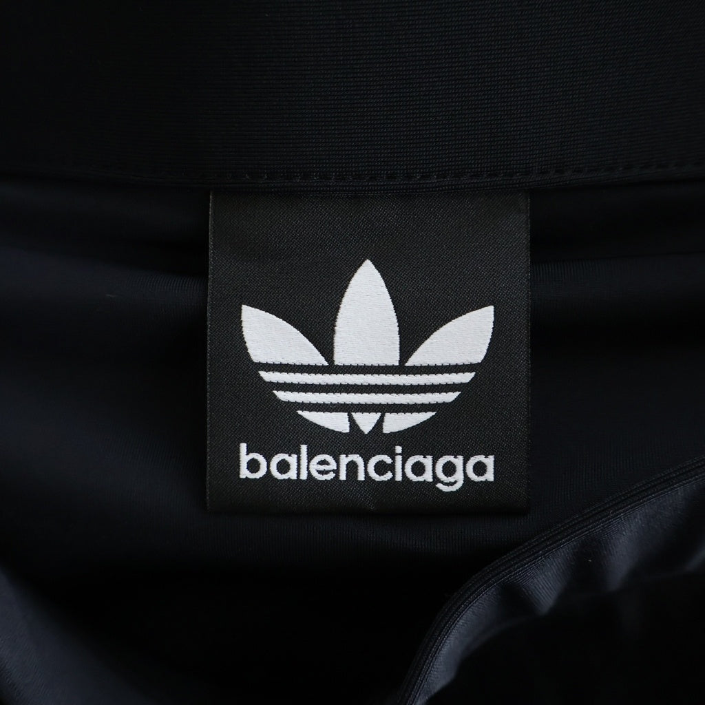 BALENCIAGA(バレンシアガ) 22SS ×ADIDAS STRETCH LEGGINGS 731612 アディダス ストレッチ ナイロン レギンス トラックパンツ ブラック レディース
