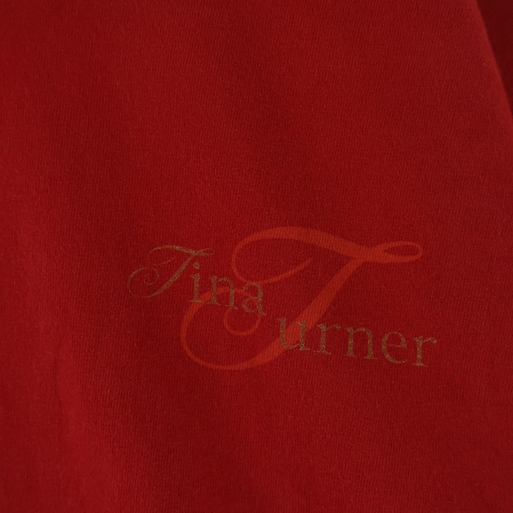 VINTAGE(ヴィンテージ) 00S Tina Turner Concert Merch T-shirt ティナターナー giantタグ 2000コピーライト コンサート マーチ 両面プリント クルーネック半袖Tシャツカットソー