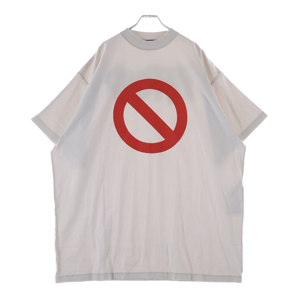 BALENCIAGA(バレンシアガ) 24AW ×BFRND Series Music Inside Out T-Shirt 787358 TQVG8 インサイドアウト ミュージックプリント クルーネック半袖Tシャツカットソー ホワイト