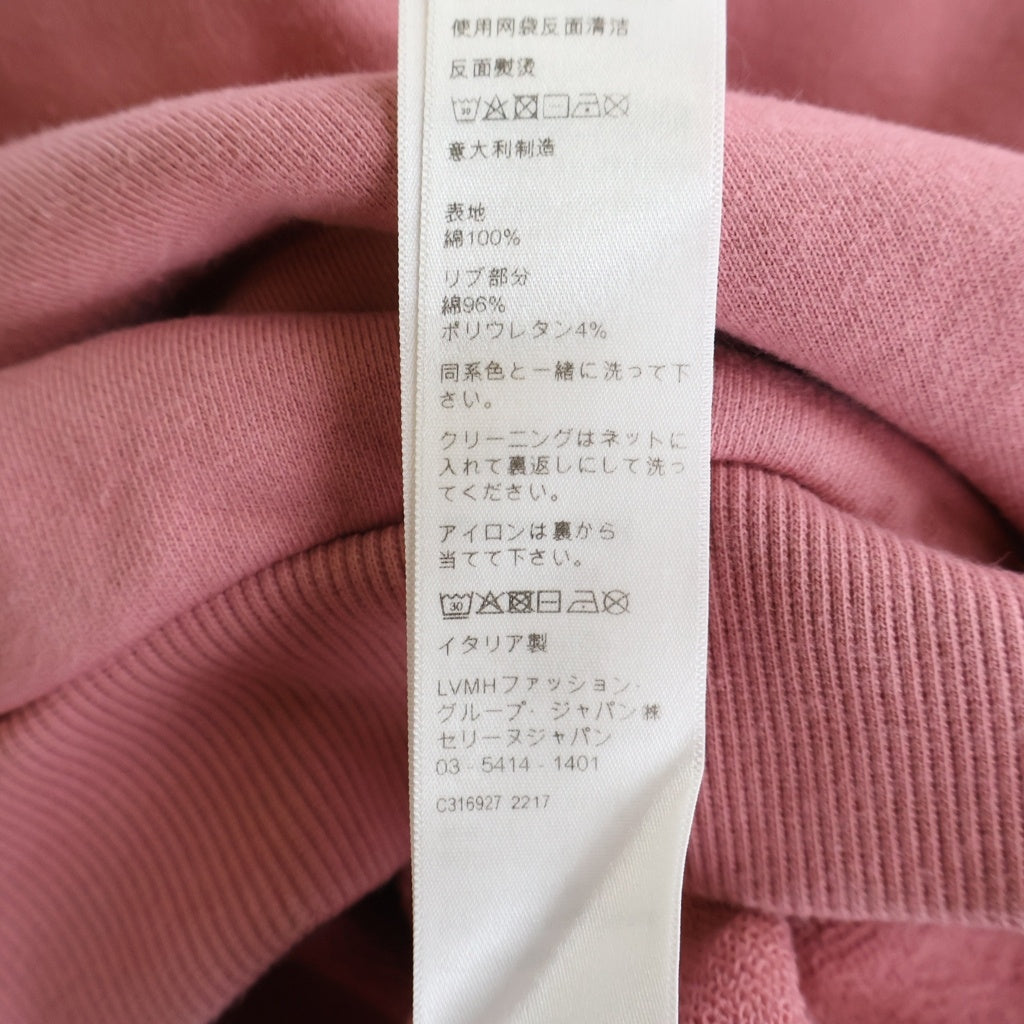 CELINE(セリーヌ) 22SS LOGO PRINT HOODIE 2Y369670Q フロントロゴプリント プルオーバーパーカー フーディ ピンク