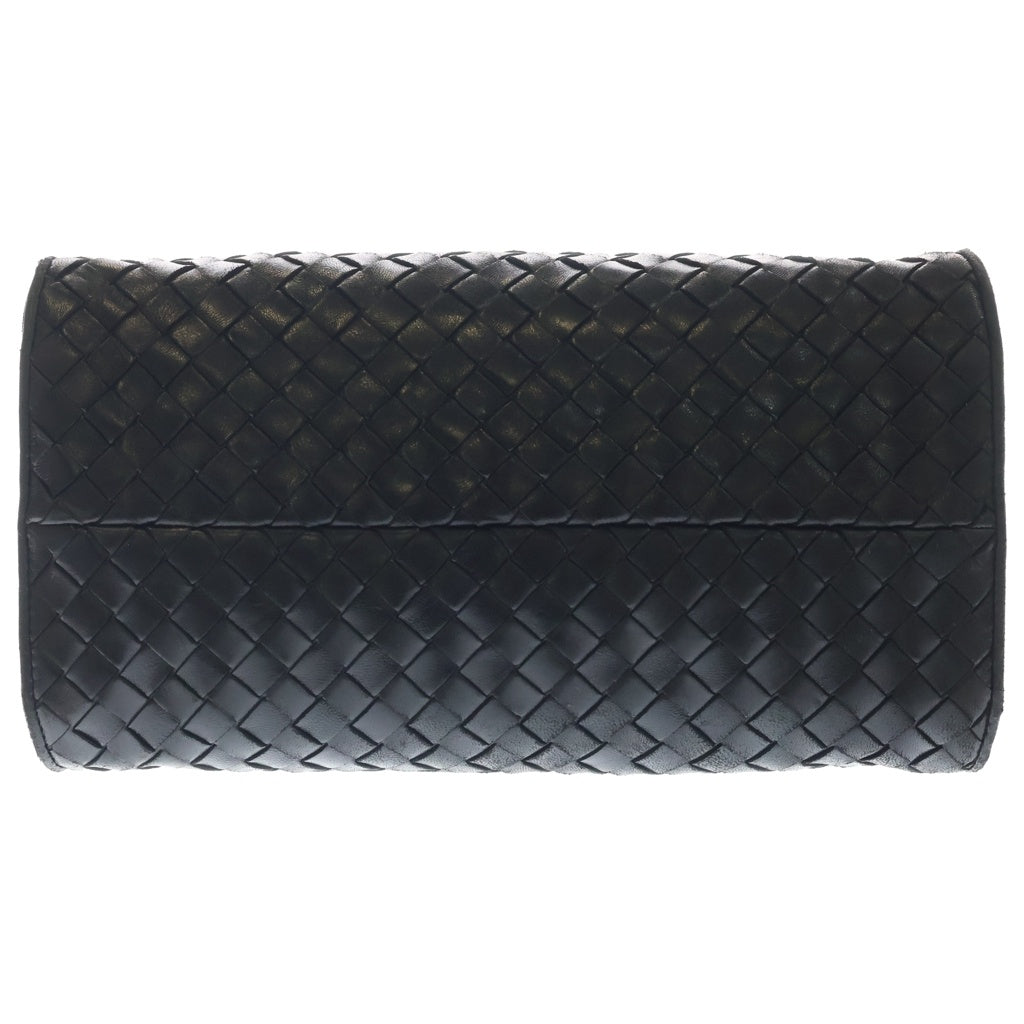 BOTTEGA VENETA(ボッテガヴェネタ) イントレチャート ターンロック ハンドバッグ レザー ブラック レディース