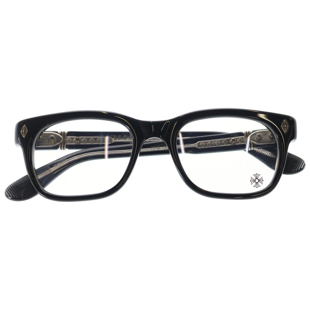 CHROME HEARTS(クロムハーツ) DOOABLE サイドダガー装飾 スクエア サングラス ブラック