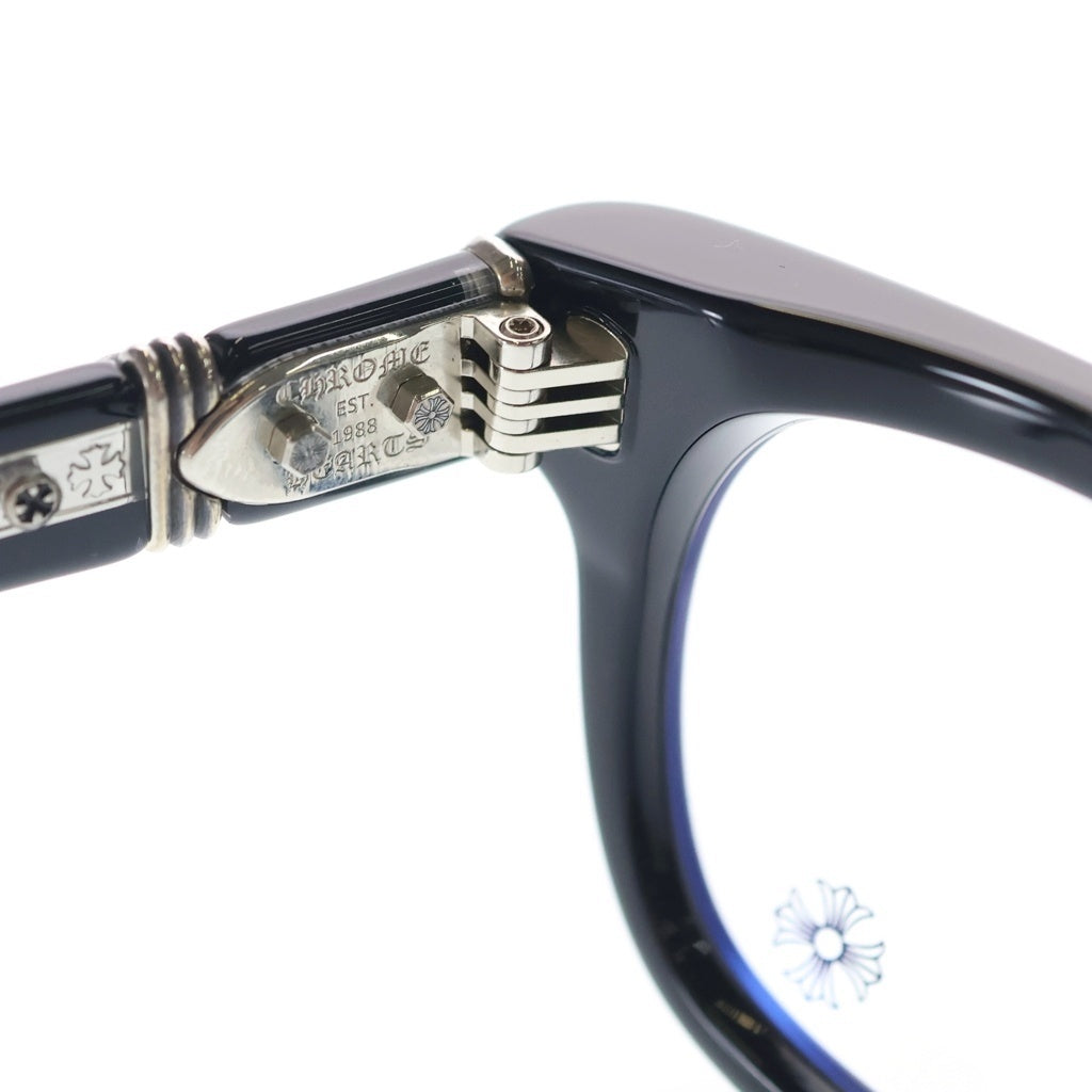 CHROME HEARTS(クロムハーツ) DOOABLE サイドダガー装飾 スクエア サングラス ブラック