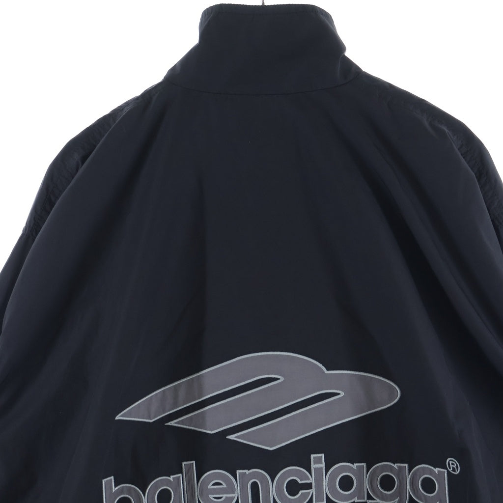 BALENCIAGA(バレンシアガ) 26SS 3Bスポーツアイコン 3Bフットボール トラックスーツジャケット ブラック 857734 TPQ38