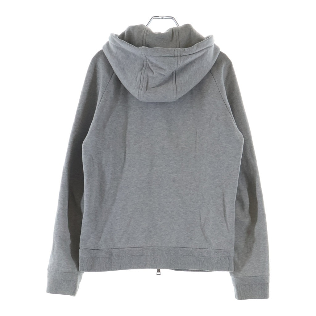 MONCLER(モンクレール) 17AW トリコロール ワッペンロゴ ジップアップ スウェット パーカー フーディー グレー C20918400000