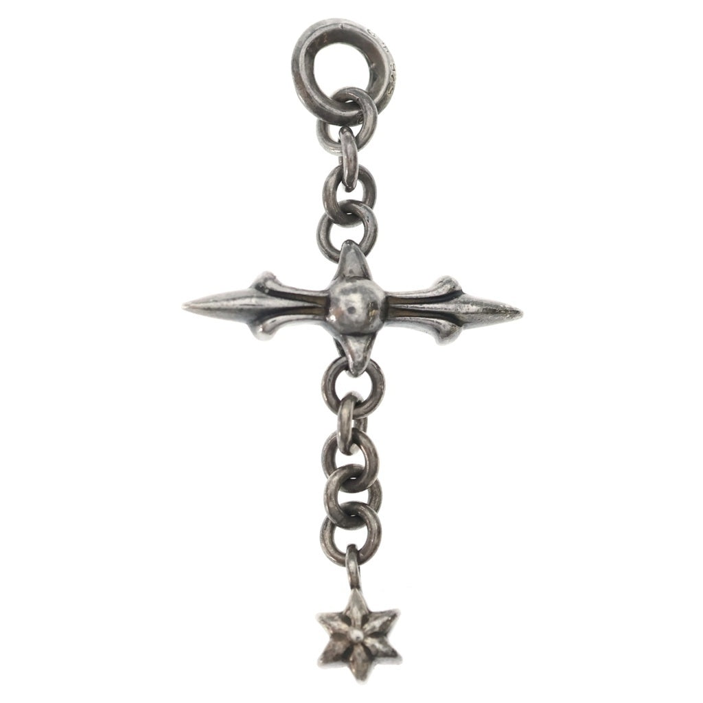 の*雷様 クロムハーツ　ローリークロスチャーム CHROME HEARTS(クロムハーツ) ROLY CROSS ローリークロス チャーム