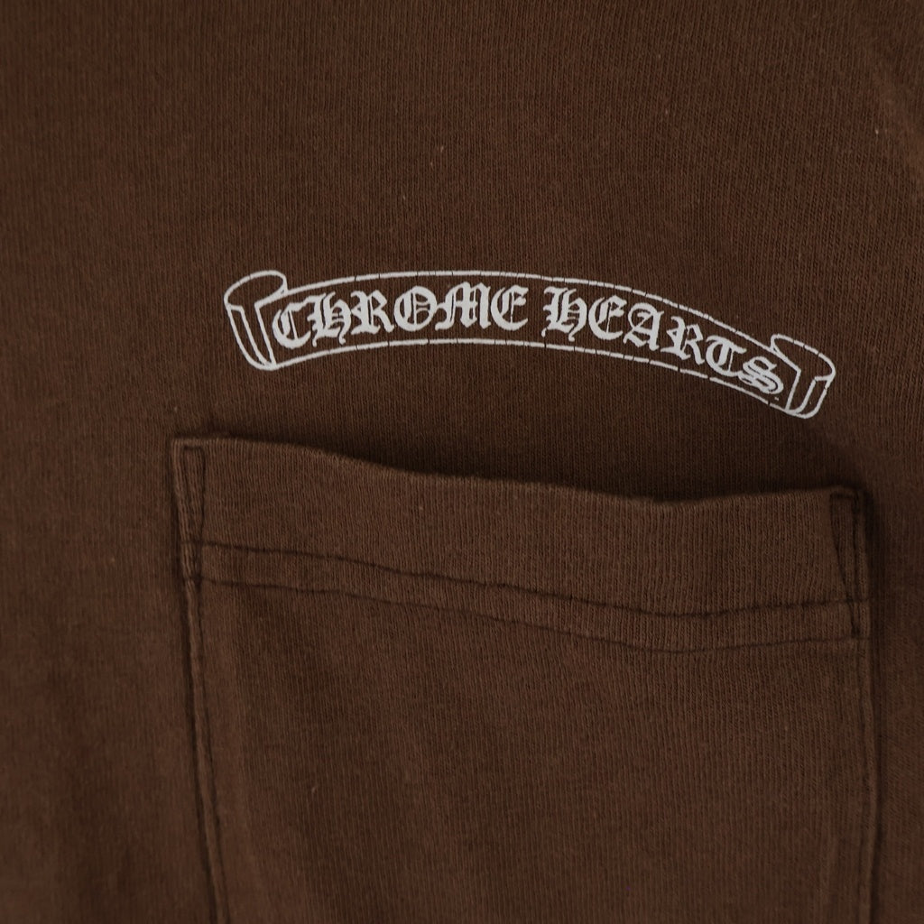 CHROME HEARTS(クロムハーツ) ×MATTY BOY PPO STRUCTURE TEE マッティボーイ プロ ストラクチャー クルーネック半袖Tシャツカットソー ブラウン