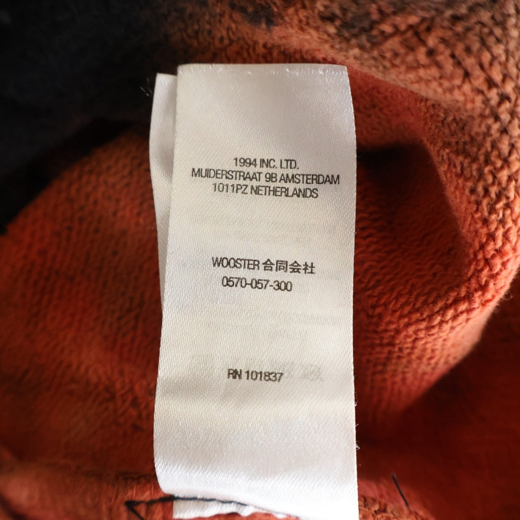 SUPREME(シュプリーム) 21AW Bleached Hooded Sweatshirt ブリーチド フーデッド プルオーバーパーカー フーディ ブラック
