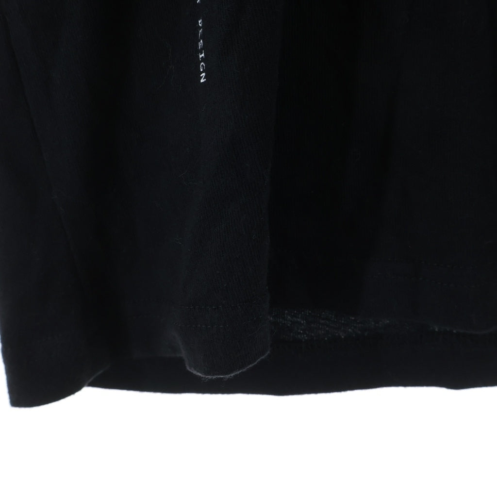MONCLER(モンクレール) ×FRAGMENT DESIGN ワッペン バックプリント 半袖Tシャツカットソー ブラック E109U8000250 8391Q