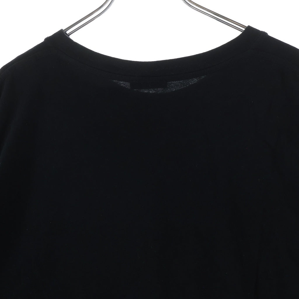 MONCLER(モンクレール) ×FRAGMENT MAGLIA フラグメント ロゴプリント 半袖Tシャツ カットソー ブラック E209U8005350 8392B