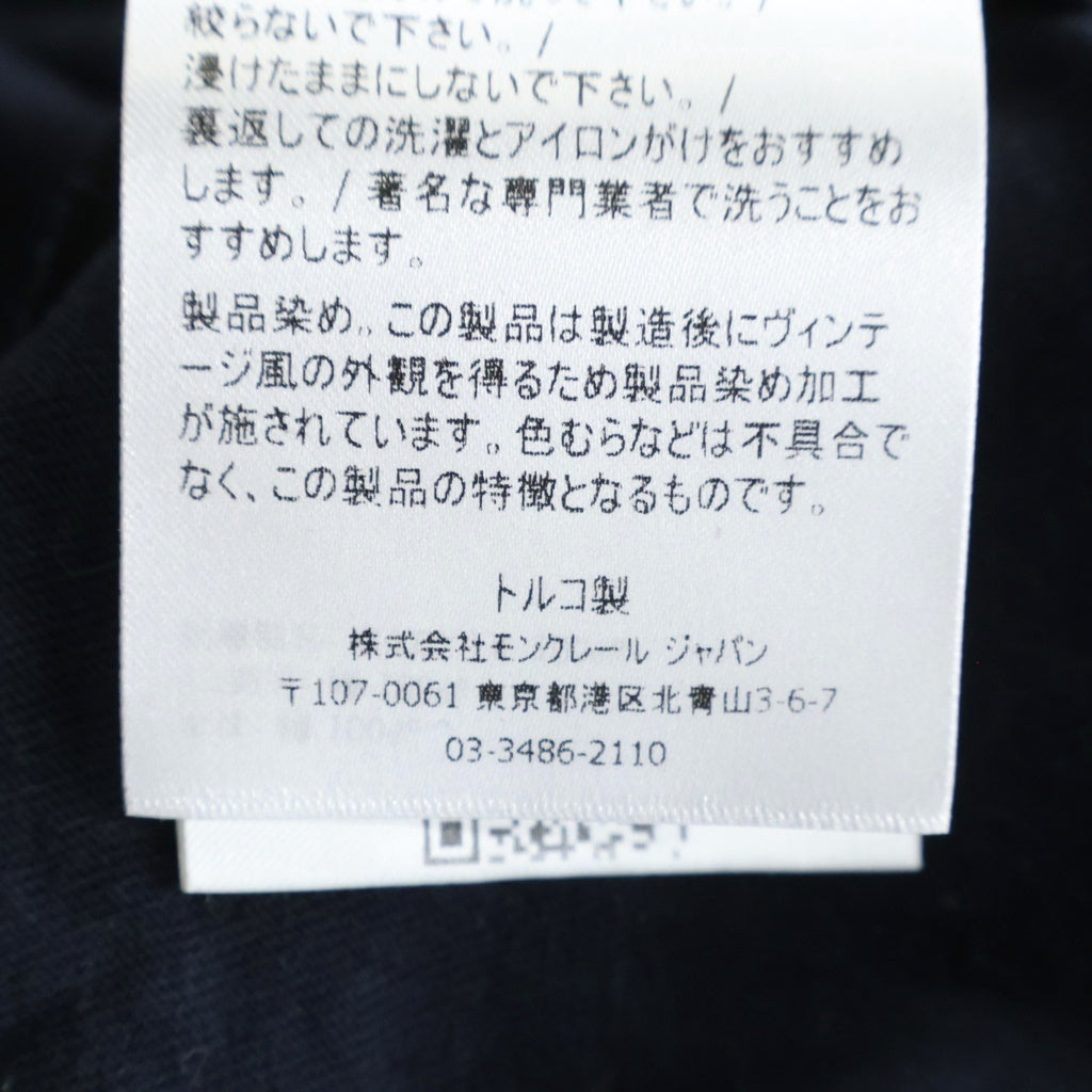 MONCLER(モンクレール) MAGLIA T-SHIRTクルーネック半袖Tシャツカットソー ブラック F10918C72010