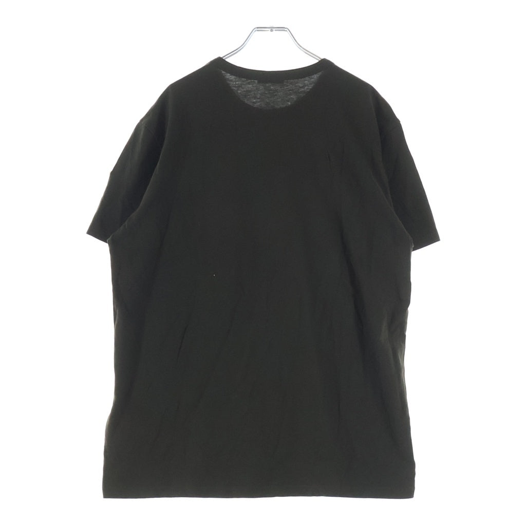 MONCLER(モンクレール) ビッグMロゴ クルーネック半袖Tシャツカットソー カーキ D20918036150